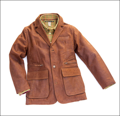 ExVenturer Sports Jacket in Ecosse Green Moleskin