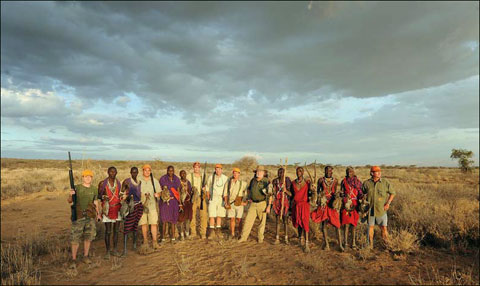 Joe Coogan Leaves Benelli to Follow His Heart Back to Africa 9 Franchi-Group-with-Masai-be