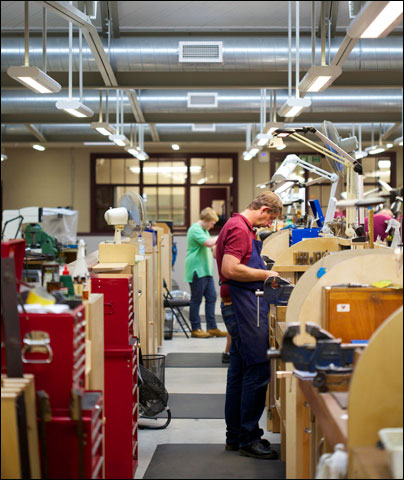 Purdey Felgate workshop 2015