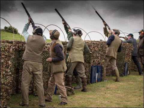 Churchill clay pigeon shooting