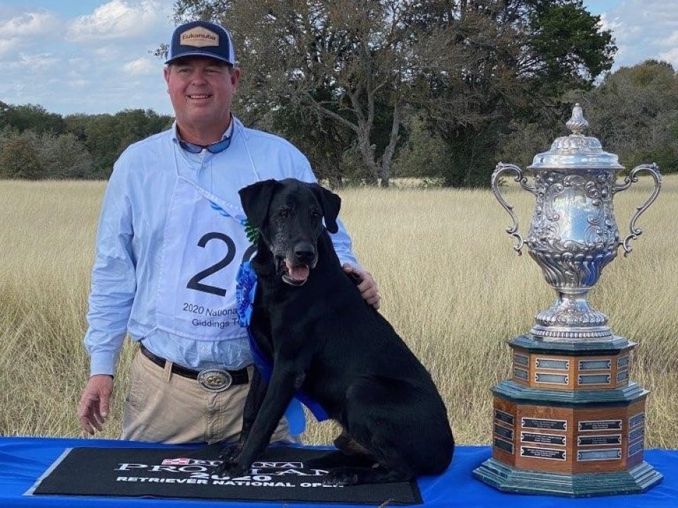 EUKANUBA PRO TRAINER AL ARTHUR OF SANDHILL RETRIEVERS WINS THE 80TH U.S. NATIONAL OPEN RETRIEVER CHAMPIONSHIP