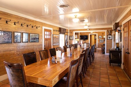 An All-Wild Quail Hunt at Guitar Ranch in Spur, Texas 9 The Guitar Ranch dining hall.