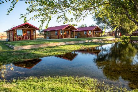 An All-Wild Quail Hunt at Guitar Ranch in Spur, Texas 11 Guest cabins at Guitar Ranch.
