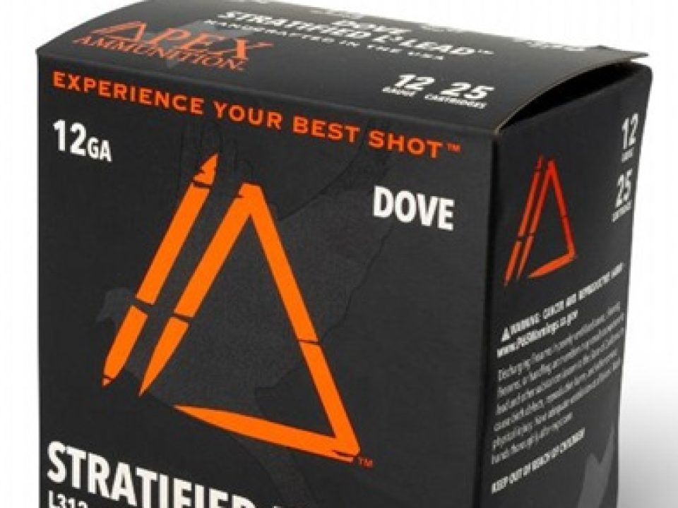 Apex Introduces Dove Stratified Loads in Lead and Steel