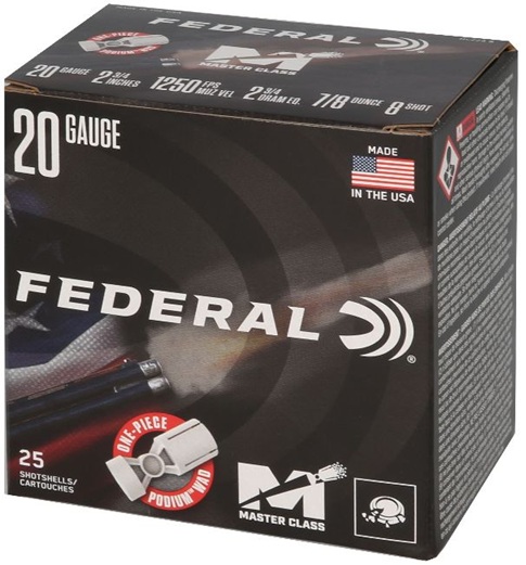 Federal's New 20-Gauge Master Class Sporting Clay Shotshells Now Shipping 1 Federal Master Class