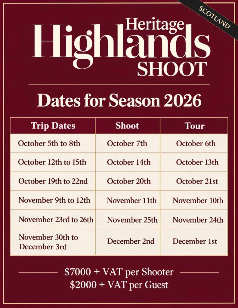 Celebrating the Scottish Sporting Life with Driven Pheasants at Errol Park Estate and a Rare Visit to the Workshop of McKay Brown Shotguns 2 Herritage Highlands Shoot 2026