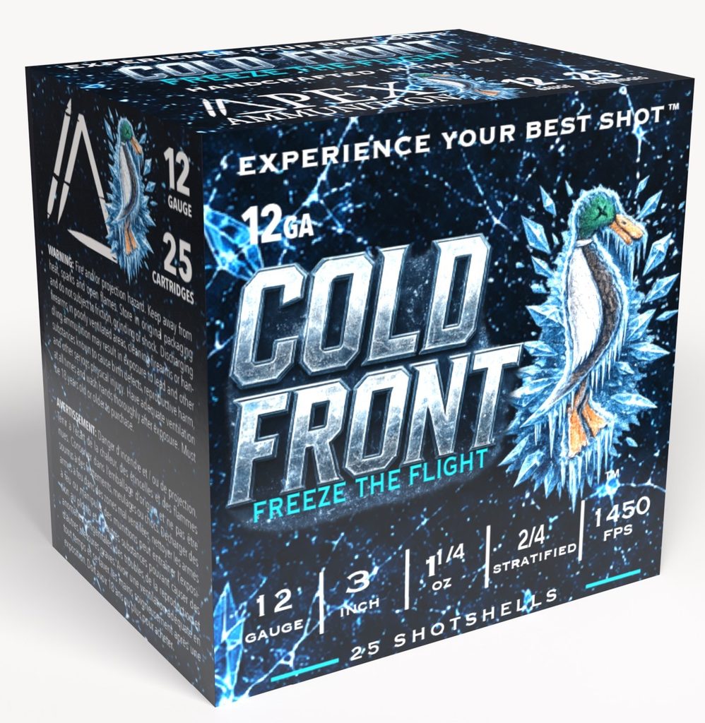 APEX Ammunition and 24.7 Hunt Introduce Cold Front™ Waterfowl Series 1 Apex Cold Front